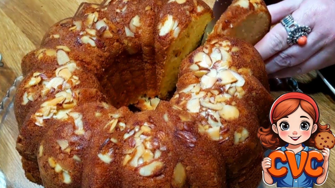 Eggnog Pound Cake with Spiced Rum - Old Fashioned Southern Baking