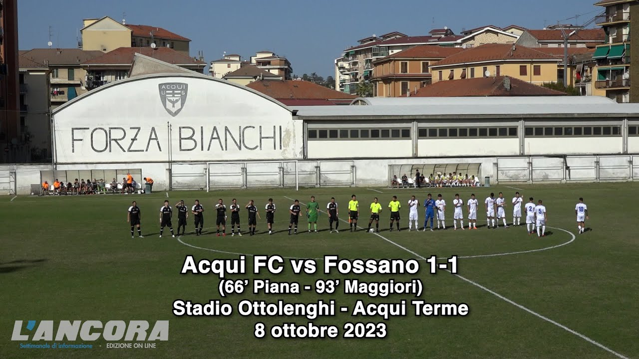 Calcio - Acqui FC vs Fossano 1-1 (8 ottobre 2023)