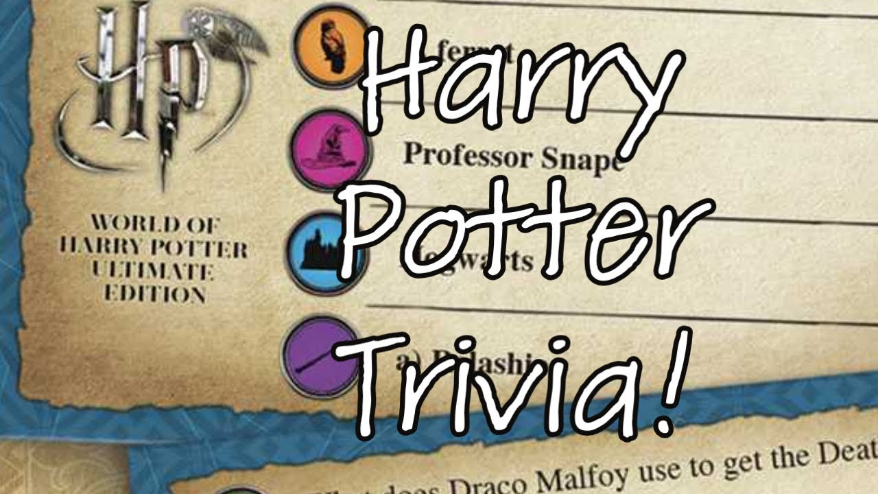 How Hard is Harry Potter Trivial Pursuit?
