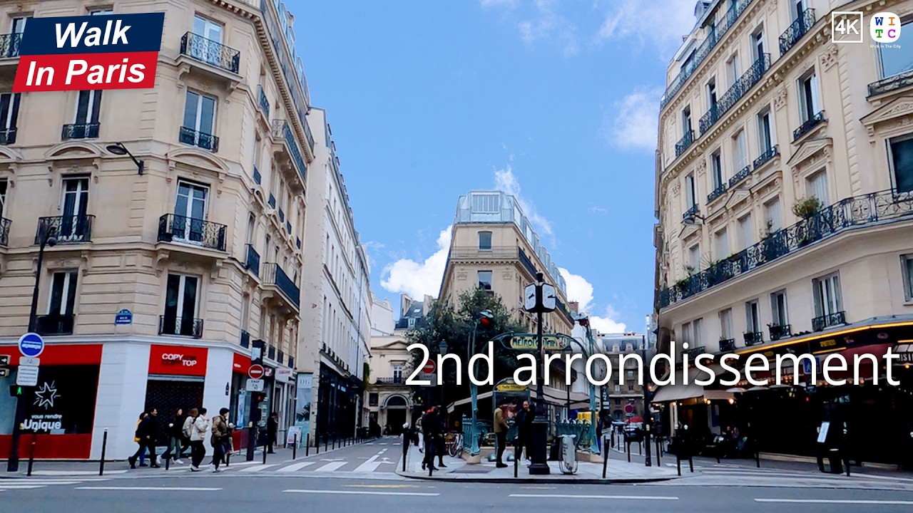 2nd arrondissement, Paris, France | Walk In Paris | Paris walk