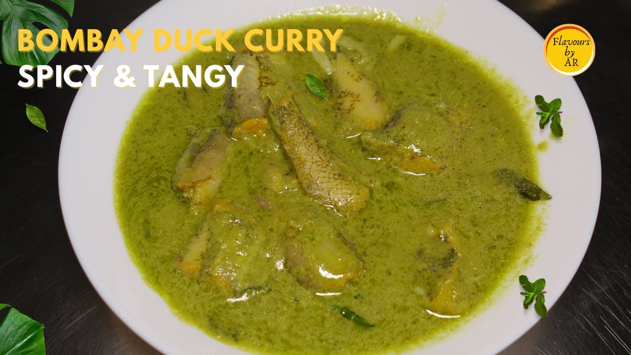 How To Make Green Masala Bombay Duck Curry | Flavourful Bombil Curry