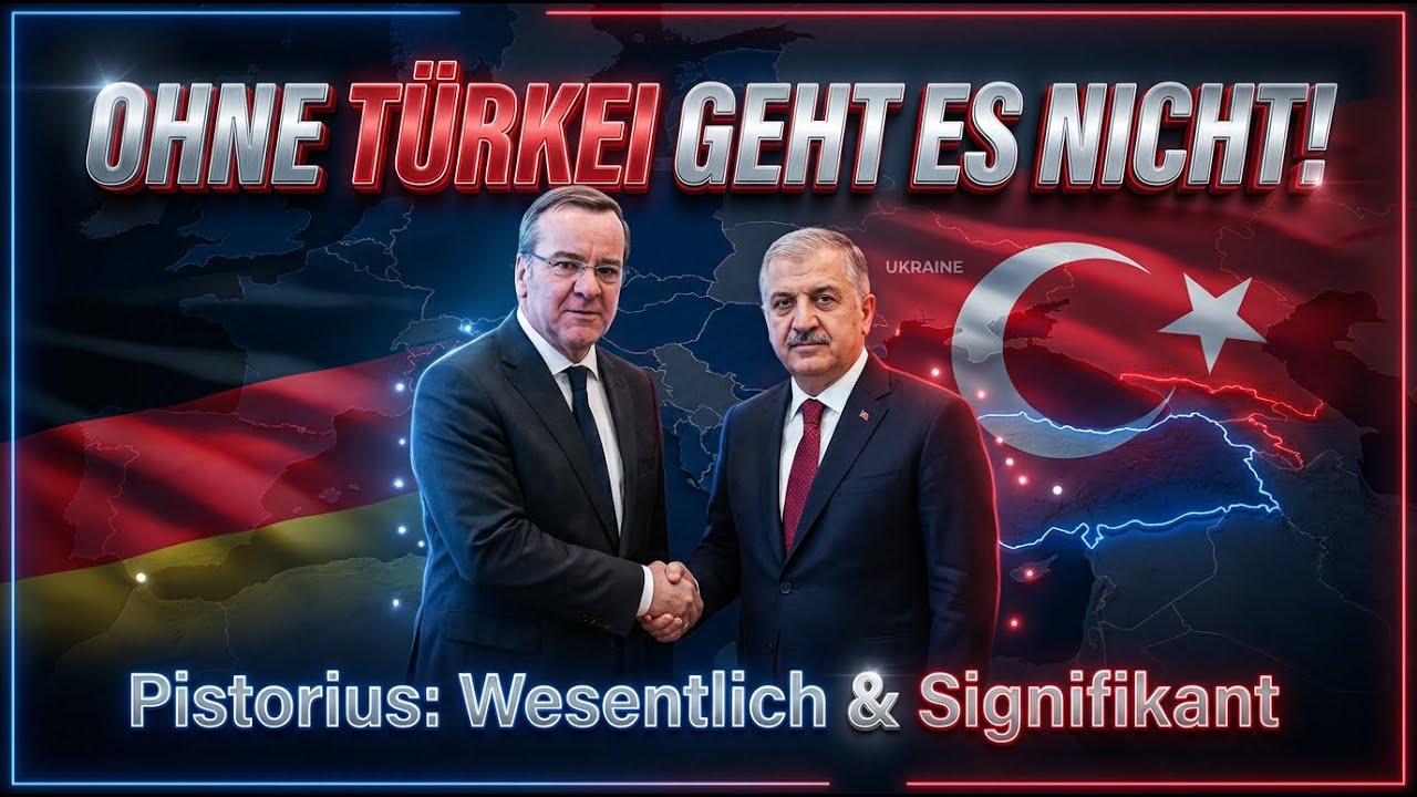 Die Türkei als Machtfaktor: Was Pistorius’ Worte über Europas strategische Lage verraten