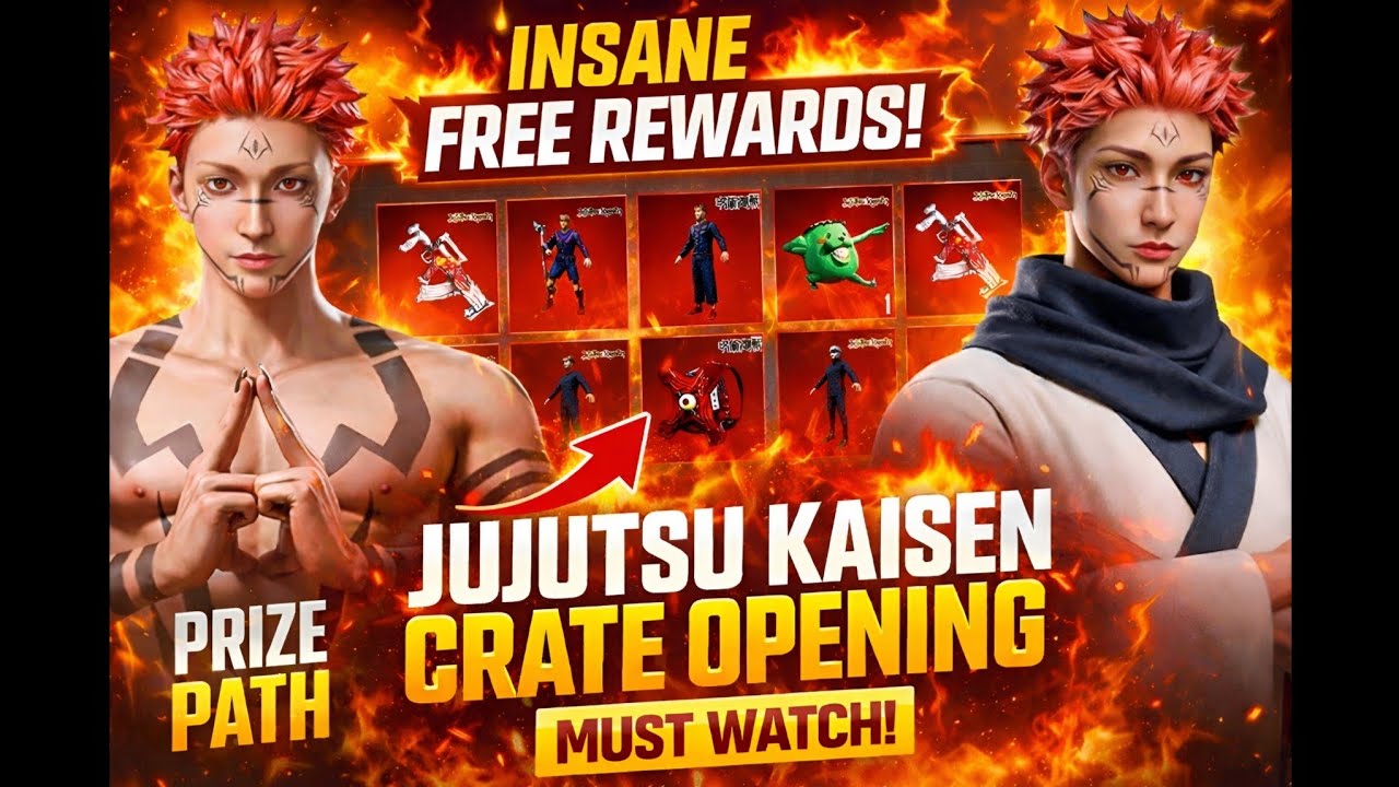 🤯 4.3 Update New Prize Path 😱 | 😍 PUBG x Jujutsu Kaisen 🔥 | Free Lucky Coins & Groza Skin ✅