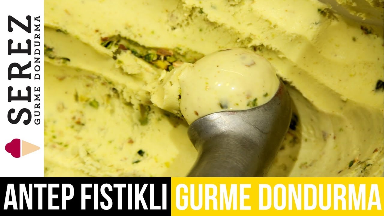 Serez Dondurmacısı - Antep Fıstıklı Gurme Dondurma