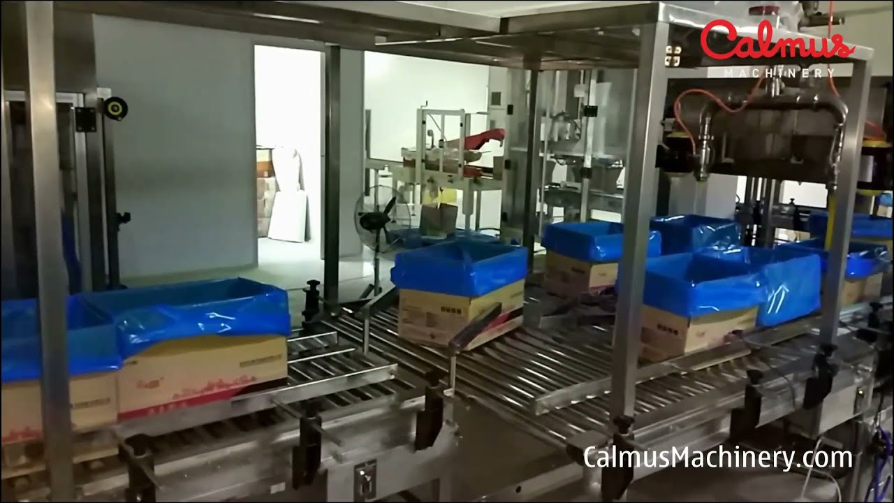 Линия Bag-in-Box для массовой упаковки маргарина и масла в короба
