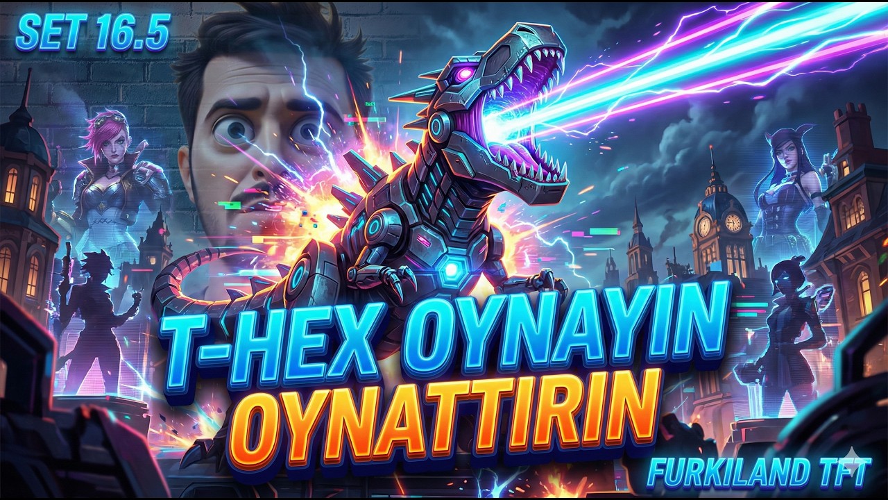 T-HEX OYNAYIN OYNATTIRIN! LAZER MODU META’YI YOK EDİYOR 💥 | TFT Set 16.5