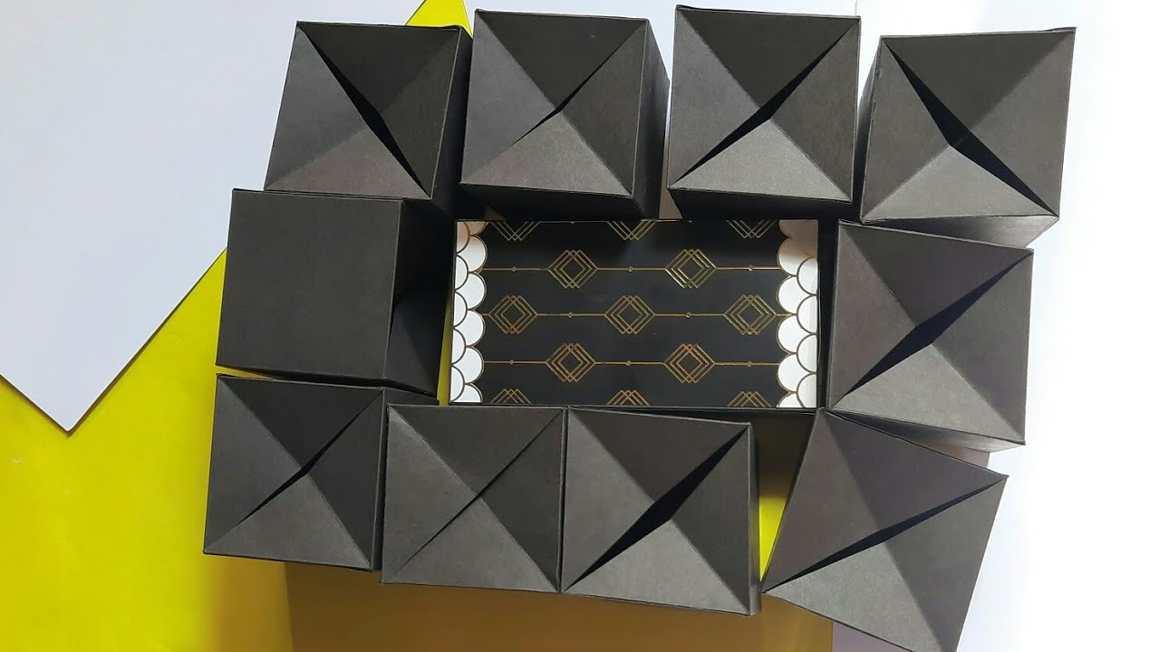 Jumping cubes tutorial with measurement//How to make jumping cubes #jumpingbox #indiancrafter #popup