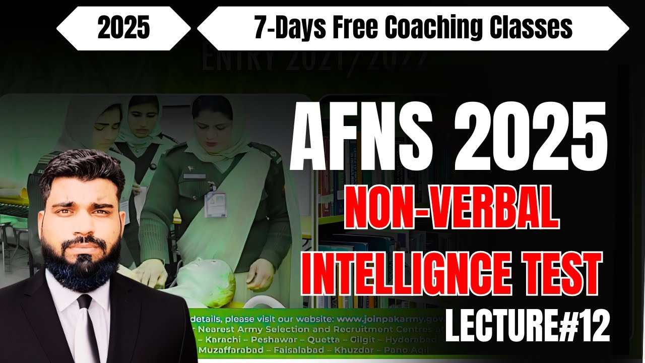 AFNS Non-Verbal Intelligence Test Preparation 2025 | Pass Non- Verbal Intelligence Test Preparation