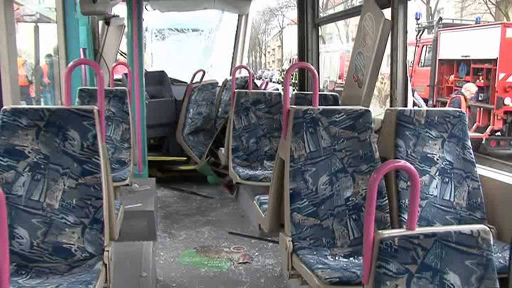 Straßenbahn-Unfall vom 17.1.2014 am Südring in Magdeburg-Sudenburg