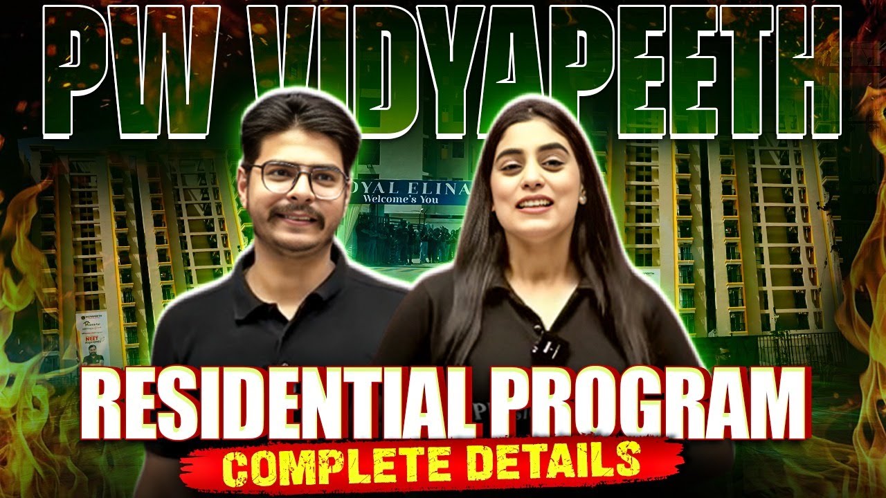 PW Vidyapeeth Residential Program Complete Details 💯 Ultimate Guide To Crack NEET 2026 with PW