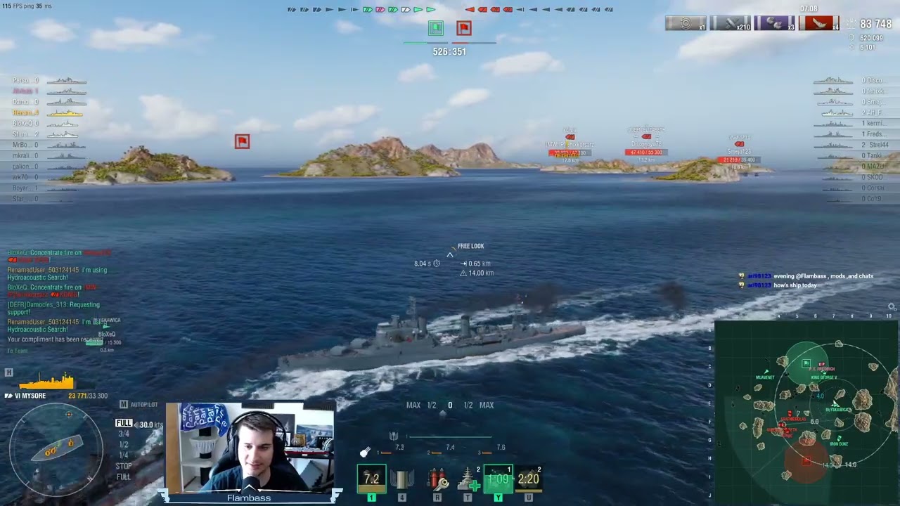 Imagine having an Escort like this - World of Warships