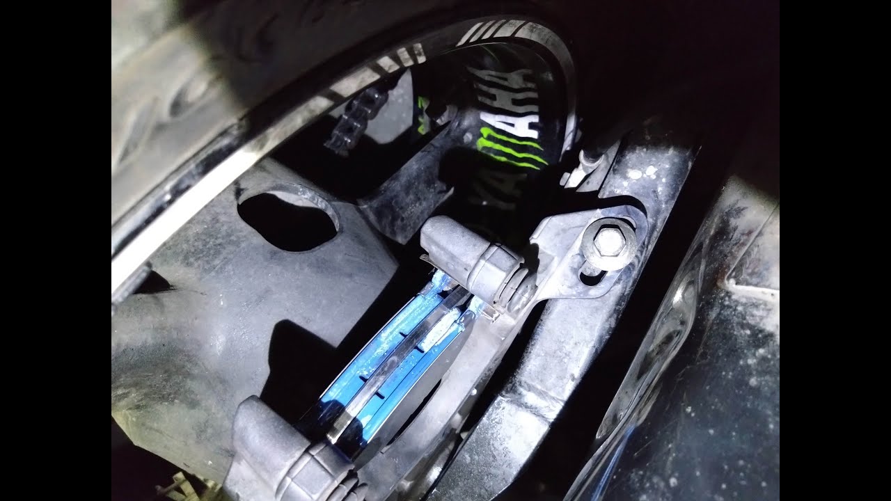 Replacing rear brake pads, disc and also the brake caliper on 2008 Yamaha TDM 900