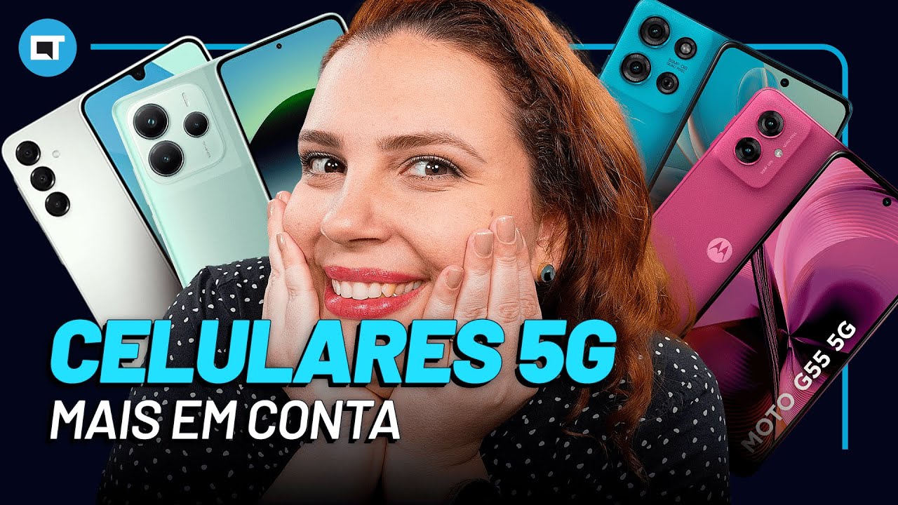 CELULARES com 5G: 4 op&ccedil;&otilde;es mais em conta pra voc&ecirc; ESCOLHER
