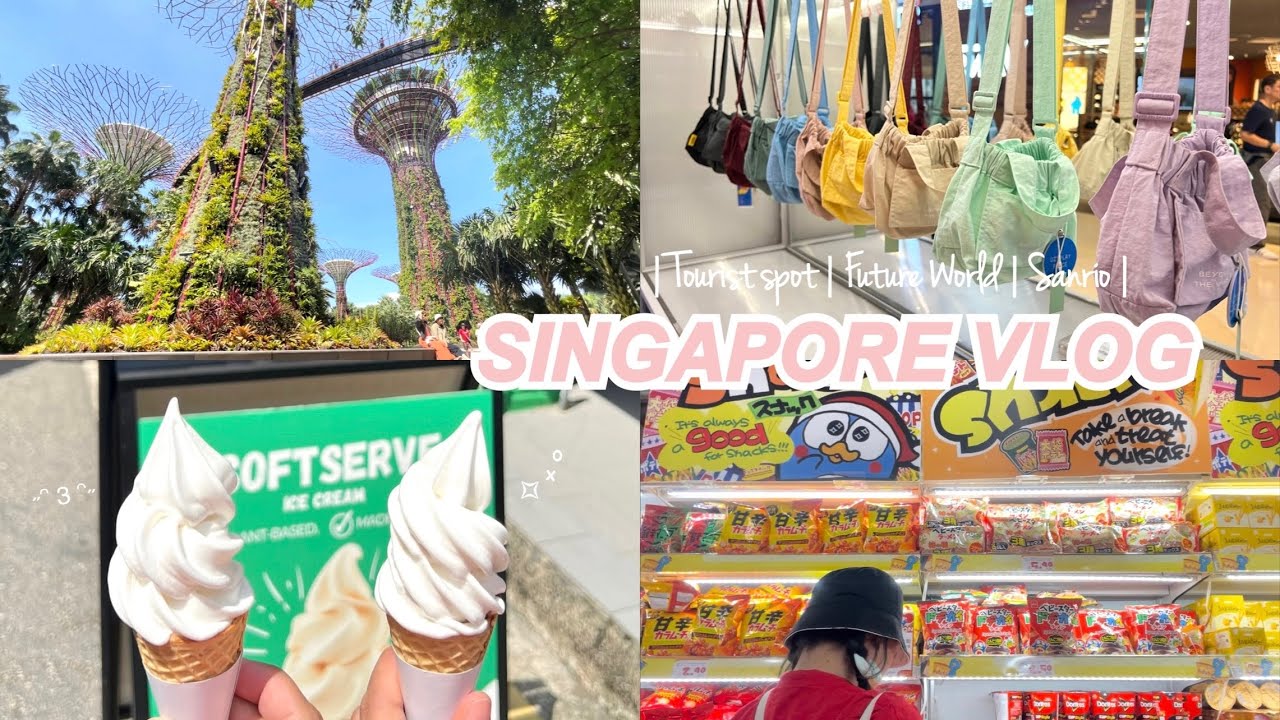 Singapore Travel vlog part 3 🌌 : Future world art science museum, tourist spot, Hello Kitty hunting