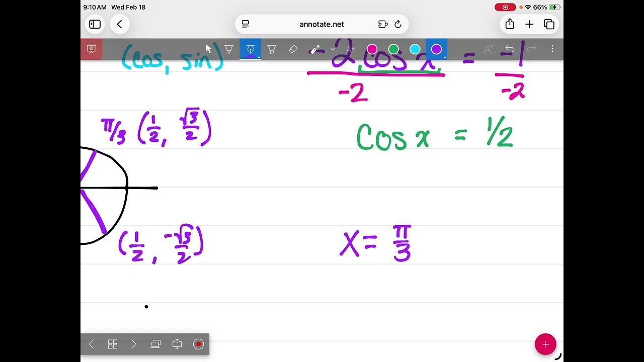 Precal 2.18.26 solving trig functions with all solutions