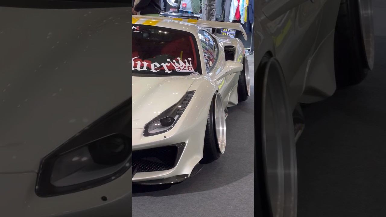 Stanced Ferrari 488 Pista by 326Power #supercars #ferrari