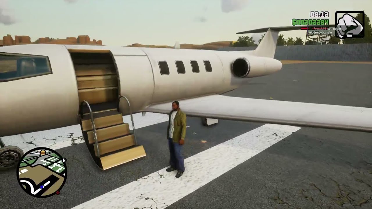ne olduğu bilinmeyen kanal gta san andreas definitive edition'da liberty city'ye gitmeye çalışıyor.