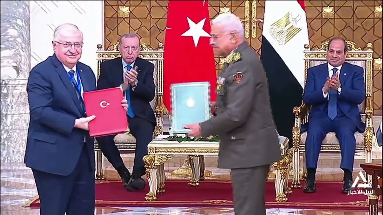 الرئيس السيسى يستقبل الرئيس التركى ويجريان مباحثات ويعقدان مؤتمرا صحفيا