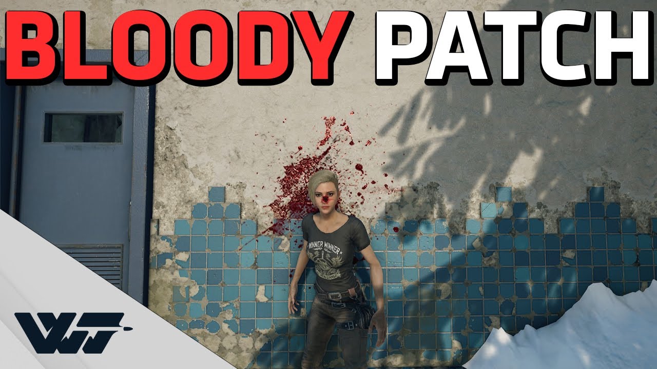 A BLOODY PATCH - New update makes blood spatter like crazy - PUBG
