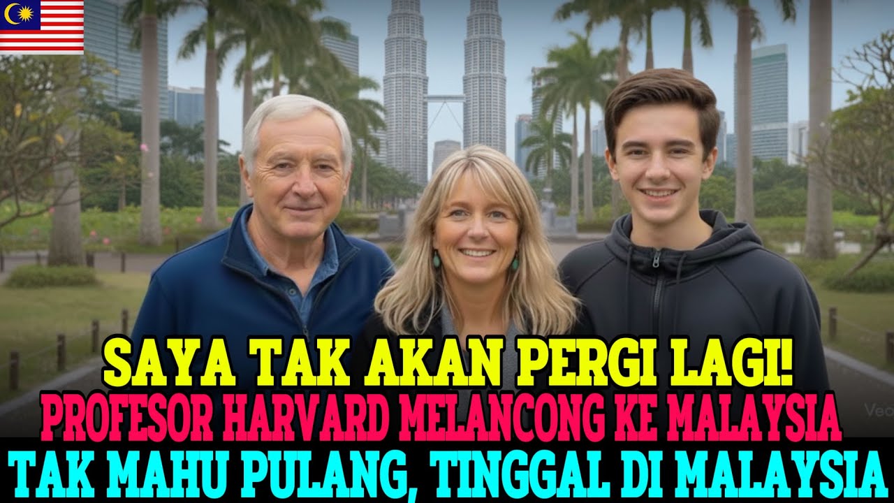 TAK MAHU TINGGALKAN MALAYSIA!” PROFESOR HARVARD SEKELUARGA TERHARU HINGGA MENANGIS