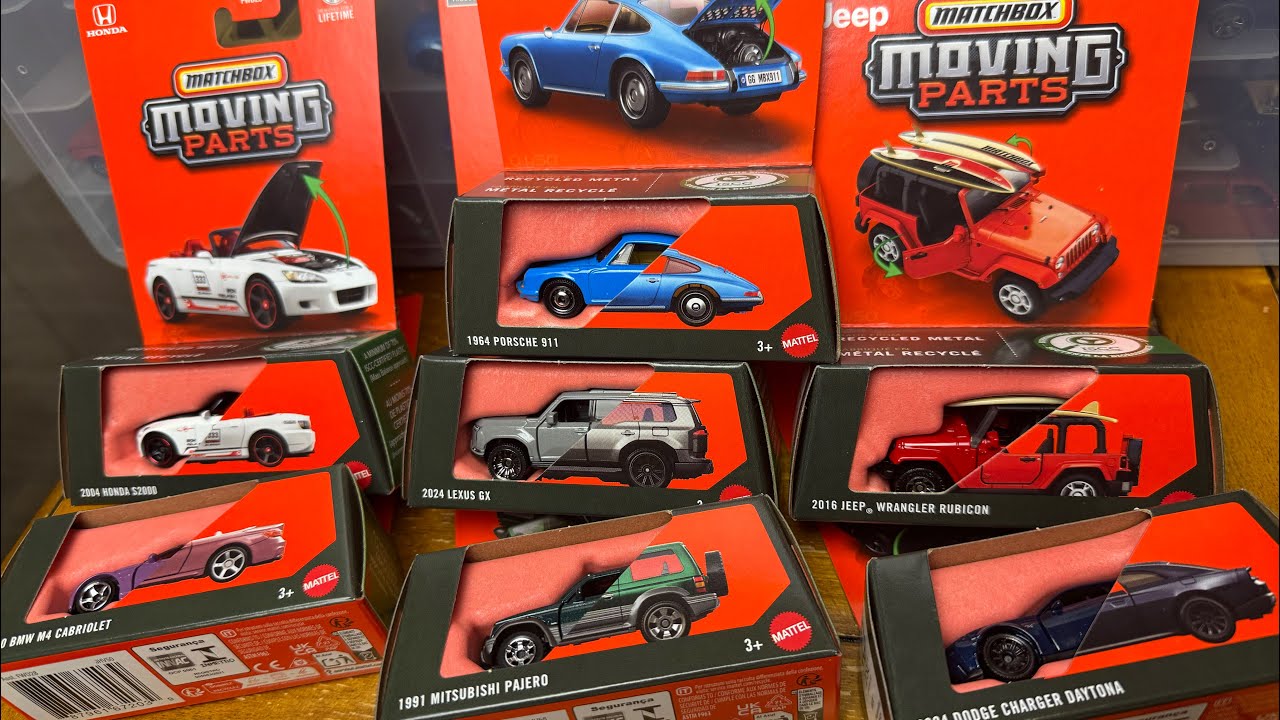 Распаковка и обзор набора Matchbox Moving Parts Mix 1 (A Case) 2026 года!