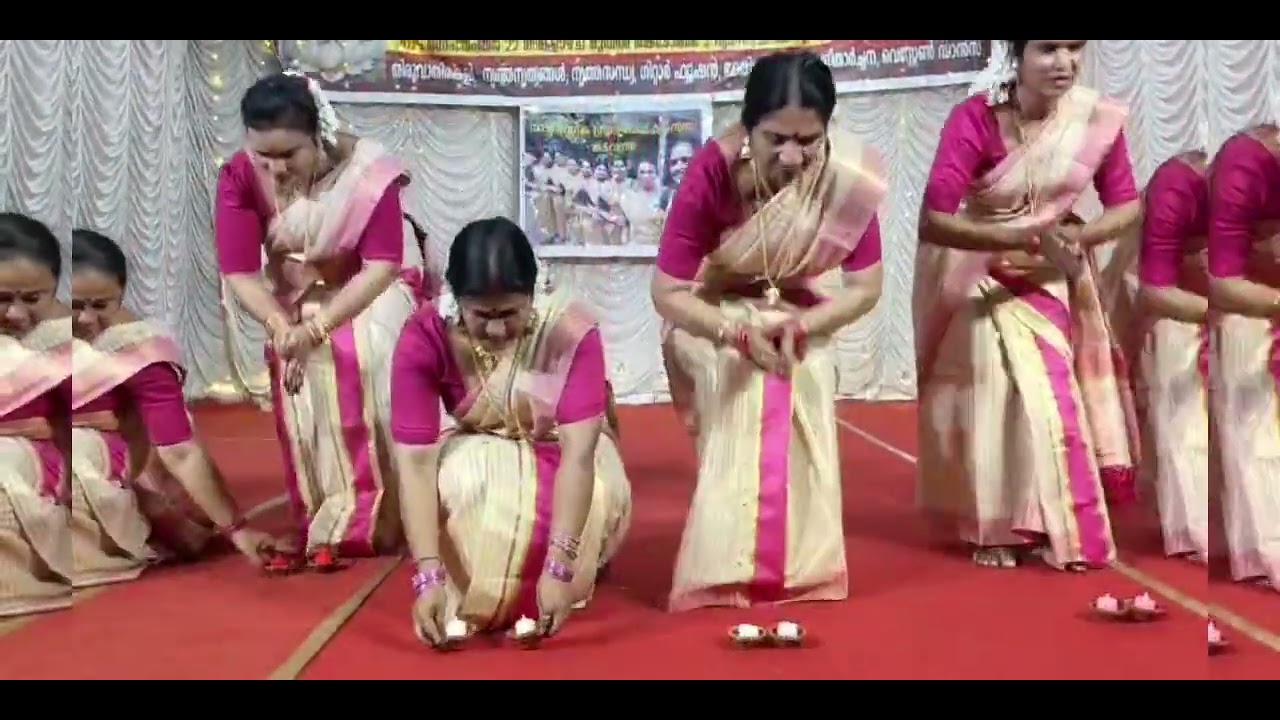 Diya dance @ kadavanthara devi temple 