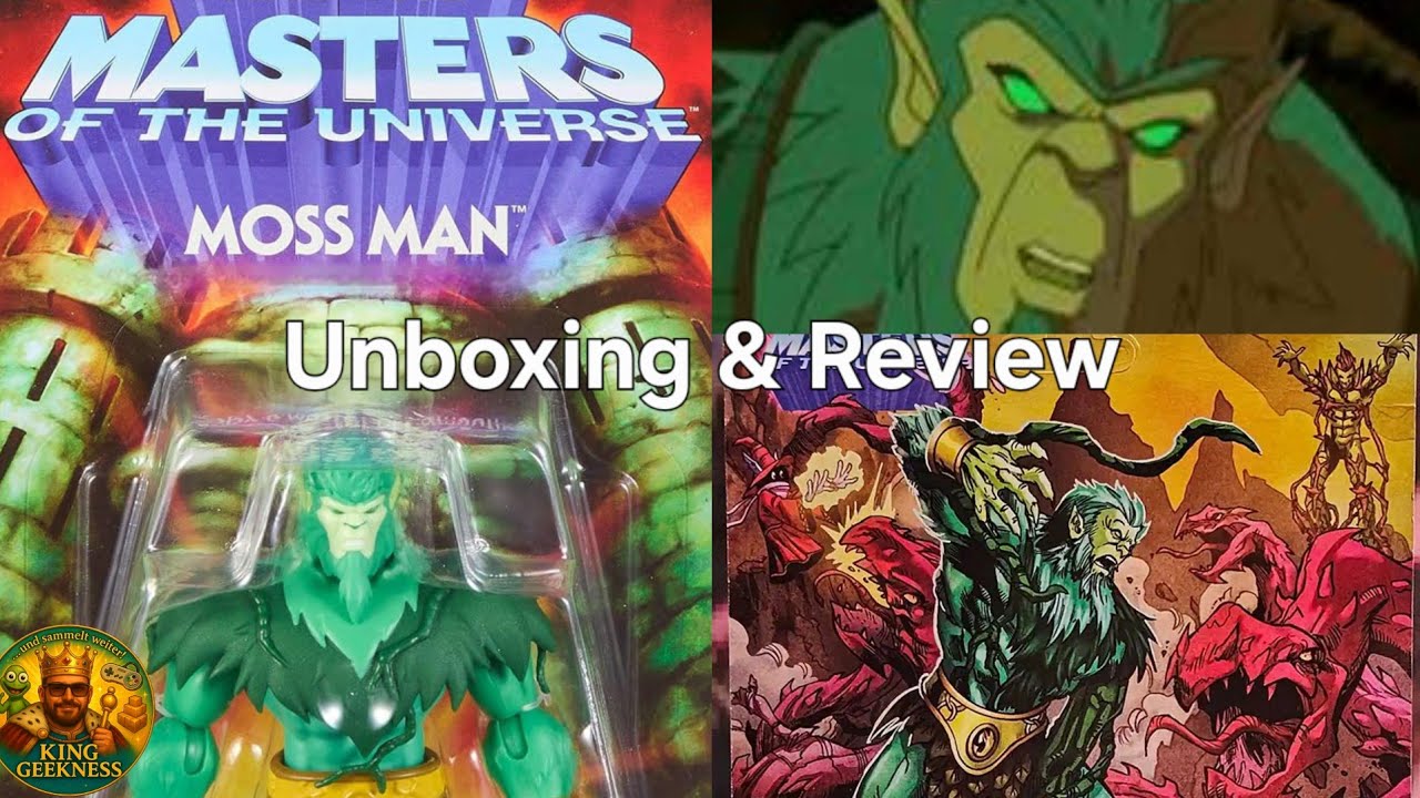 MotU 200x Cartoon Collection Moss Man - Unboxing & Review 