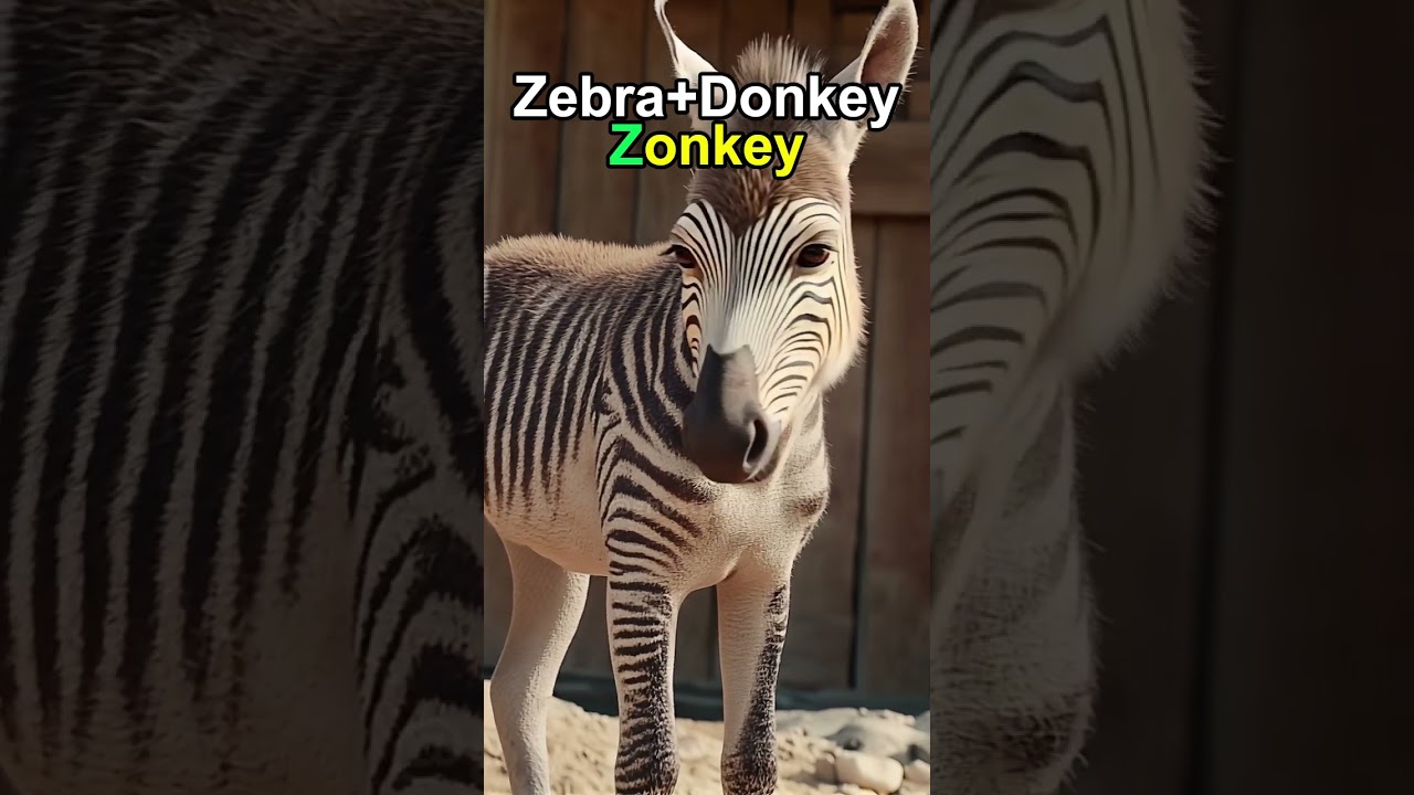 Rare Hybrid Animals You Never Seen Before🦄 #scary #animal #animalfacts #fringfacts