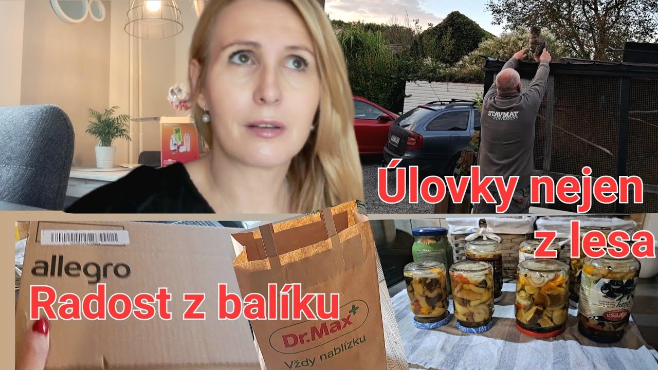 Allegro - na to jsem se těšila 😊  DR.Max  Rybářský úlovek 🙏, zavařujeme a sušíme hřiby 🍄a zahrada