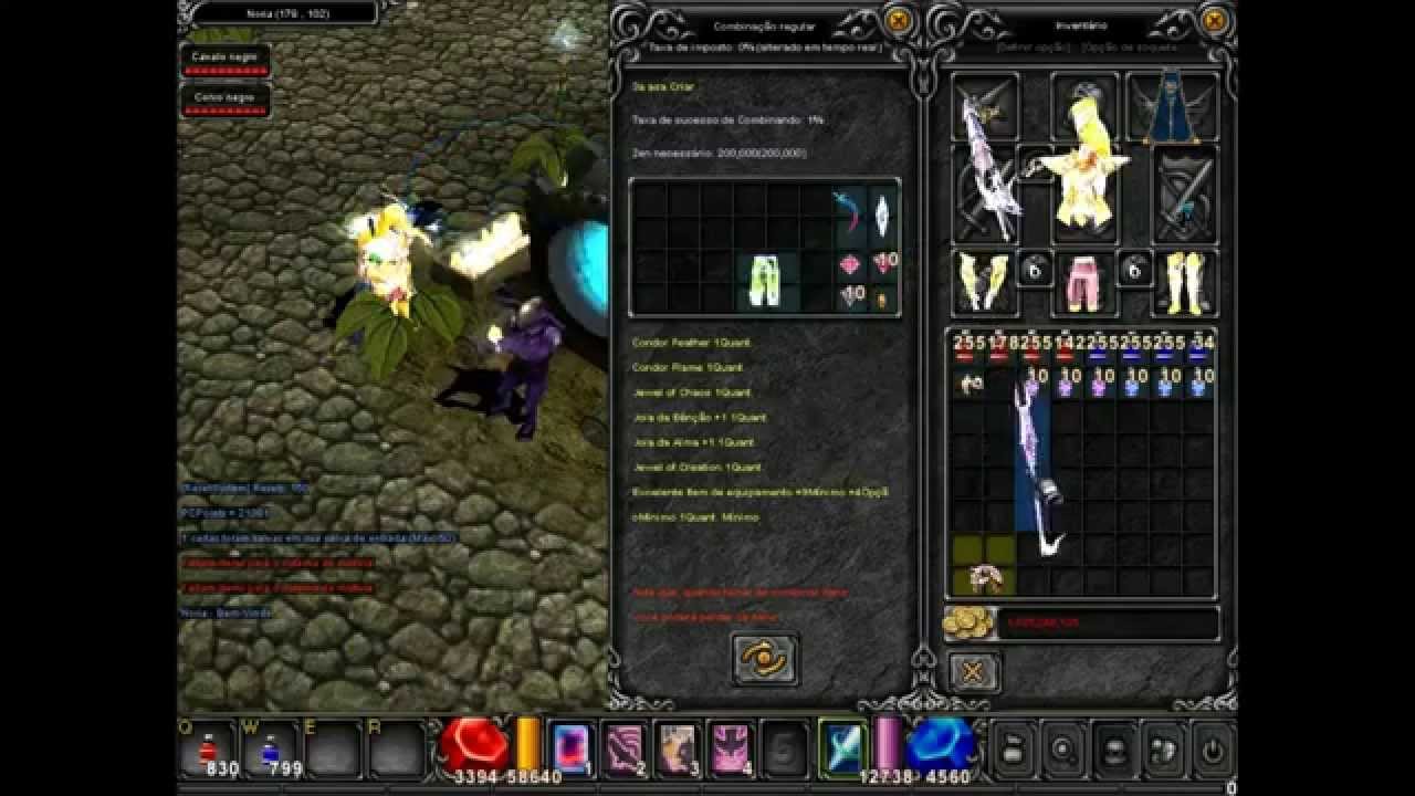 Mu online,Como Fazer Asas lvl3