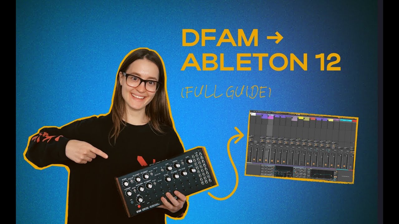 DFAM : How to connect Moog DFAM to Ableton Live 12