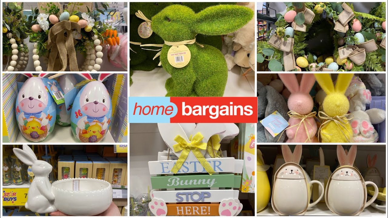 WHAT'S NEW IN HOME BARGAINS JANUARY 2025! 🌸EASTER COLLECTION COME SHOP WITH ME