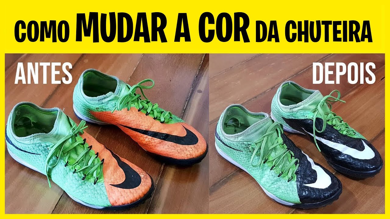 Como mudar a cor das suas chuteiras