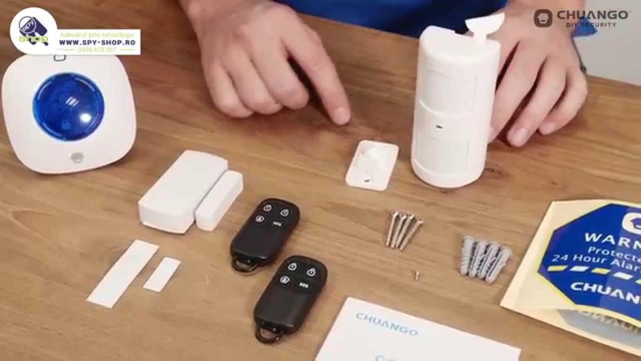 UNBOXING - Sistem de alarma antiefractie wireless Chuango CG-105s