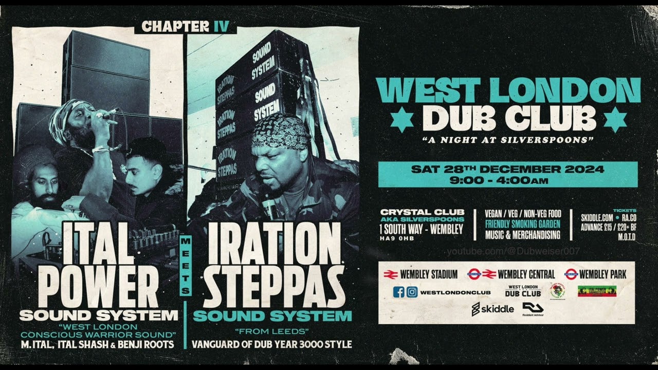 Ital Power Sound System Meets Iration Steppas - 4hr HQ Audio