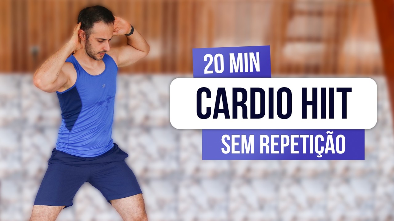 20 MIN CARDIO HIIT Para gastar calorias em casa 🔥