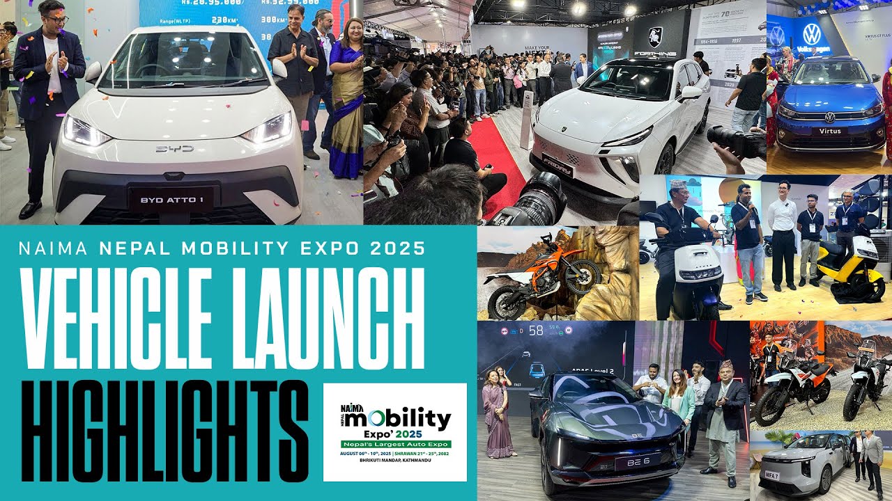 NAIMA NEPAL MOBILITY EXPO 2025: VEHICLE LAUNCH HIGHLIGHTS