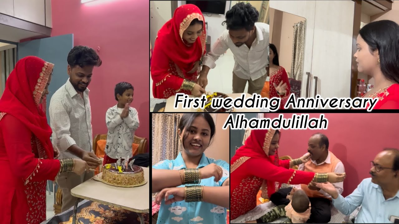 Shadi ka phla Salgirah🥹Ma Shaa Allah ek saal ho gye❤️Hm family k sth celebrate kiye ye moment ❤️