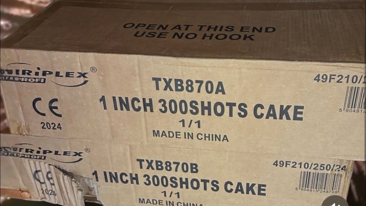TRIPLEX : TXB870 600 Shots (Batch2024) #fireworks #vuurwerk 