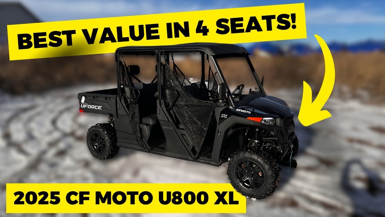 Лучший бюджетный 4-местный UTV? Обзор CF Moto Uforce 800 XL 2025 года