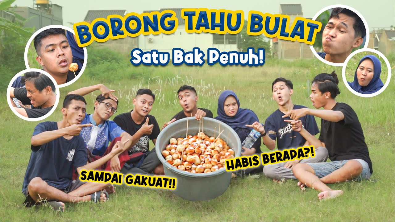 SAMPAI TELER!! TIM SUPER BELI TAHU BULAT SATU BAK PENUH!!