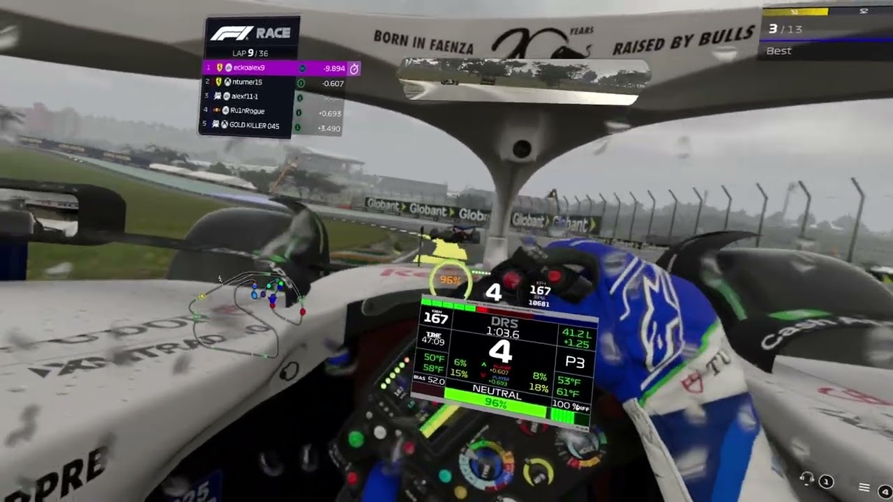 F1 VR | Brazil Full Race | PRL Midweek Tier 2