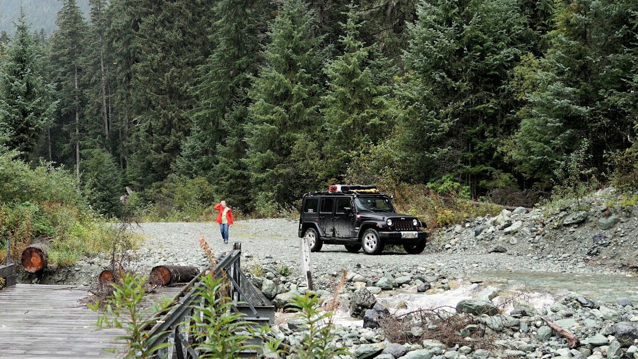 Bella Coola BC, driving down Heckman Pass and leaving by ferry