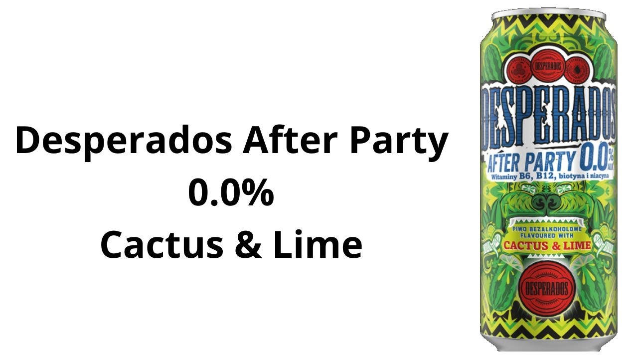 Desperados After Party 0.0 % Cactus & Lime
