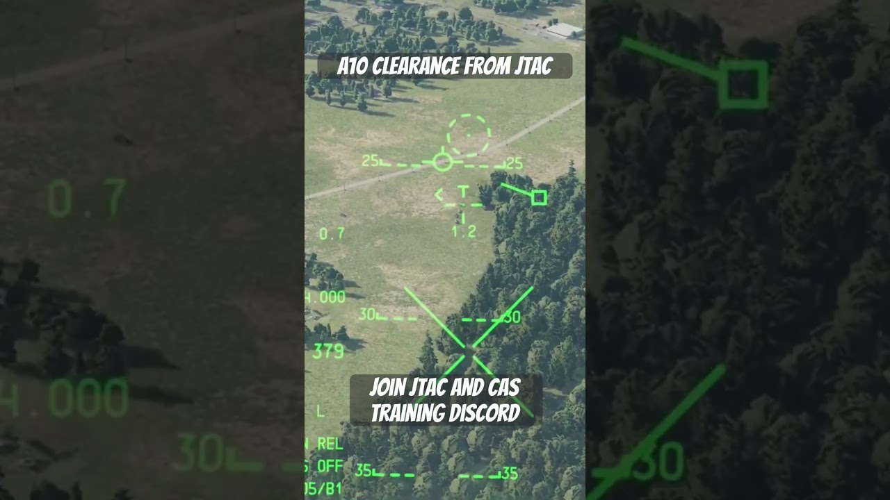 JTAC in training clears A10s hot with guns #dcsworld #aviation #jtac #dcs #simulator #gaming