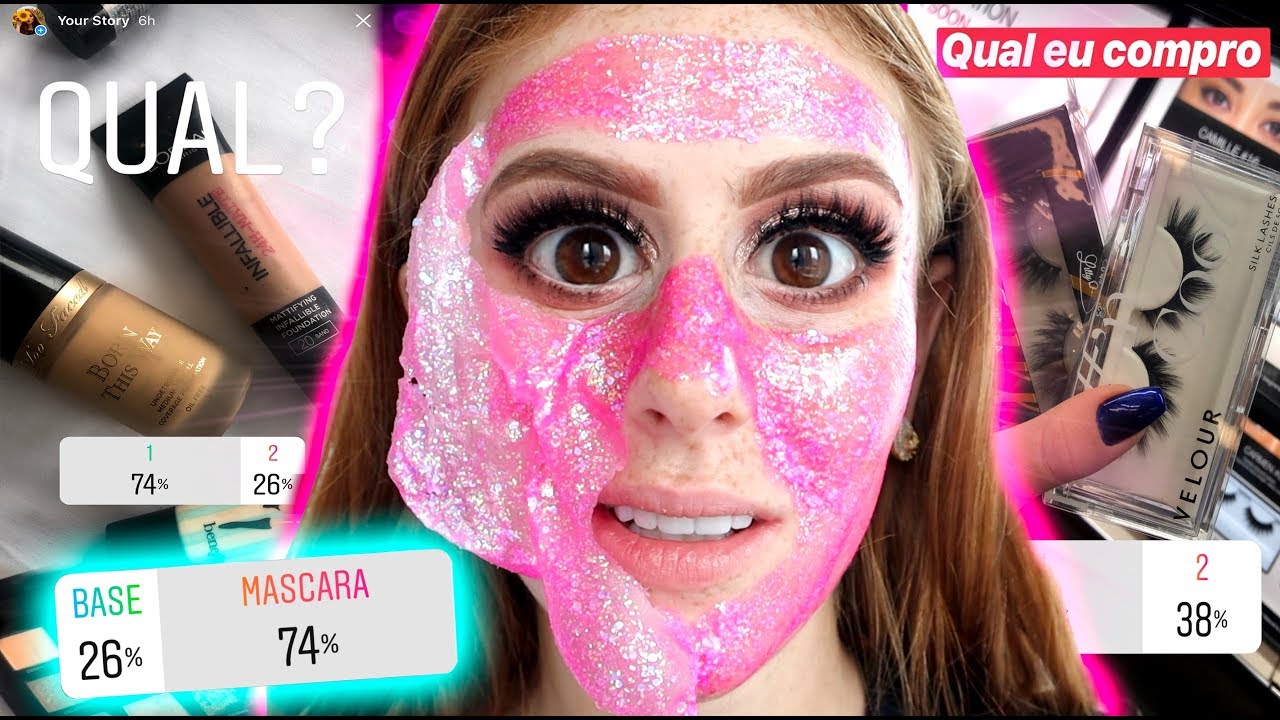 Vocês escolheram TUDO que eu comprei na SEPHORA! MAKE NÍVEL HARDCORE! 💥