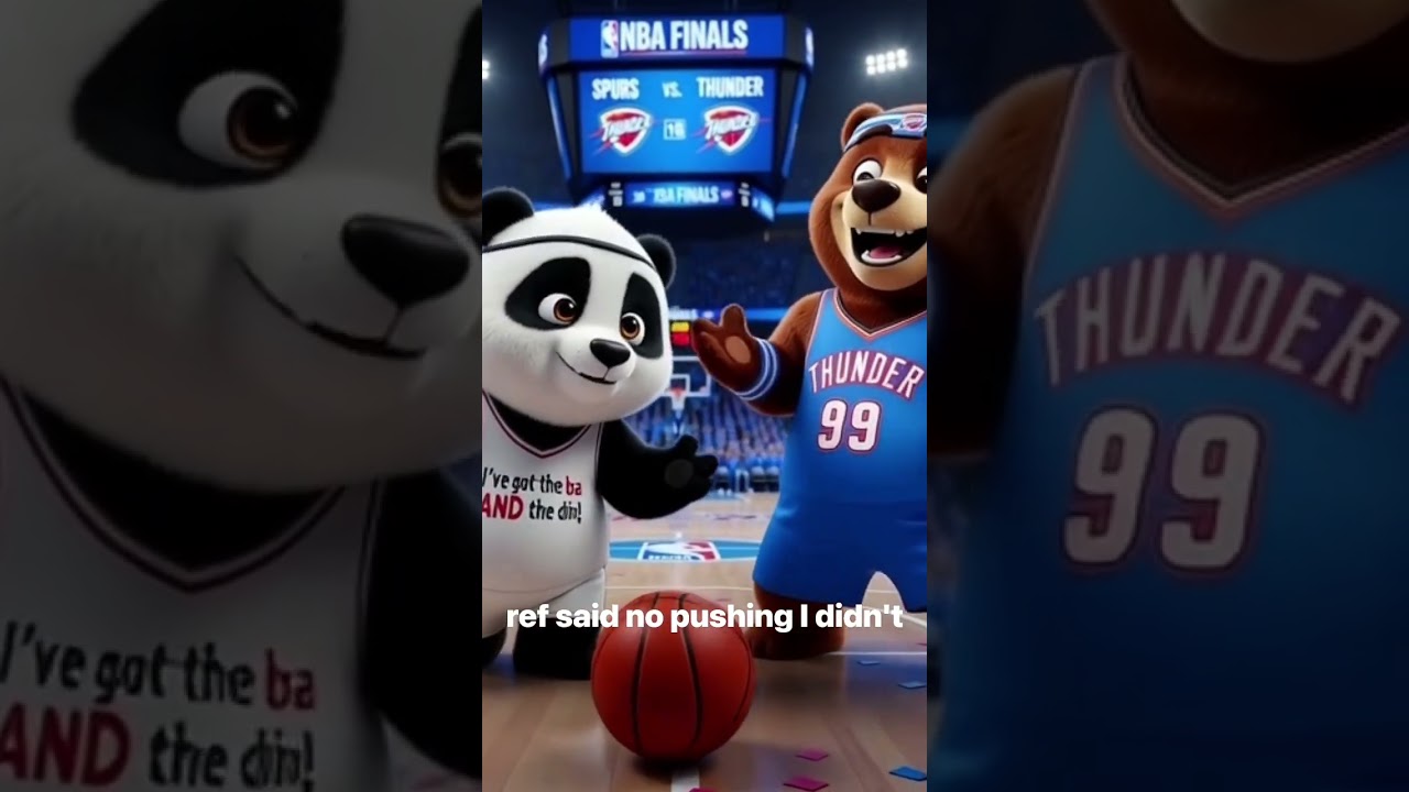 Baby Panda and Brown Bear conversation 