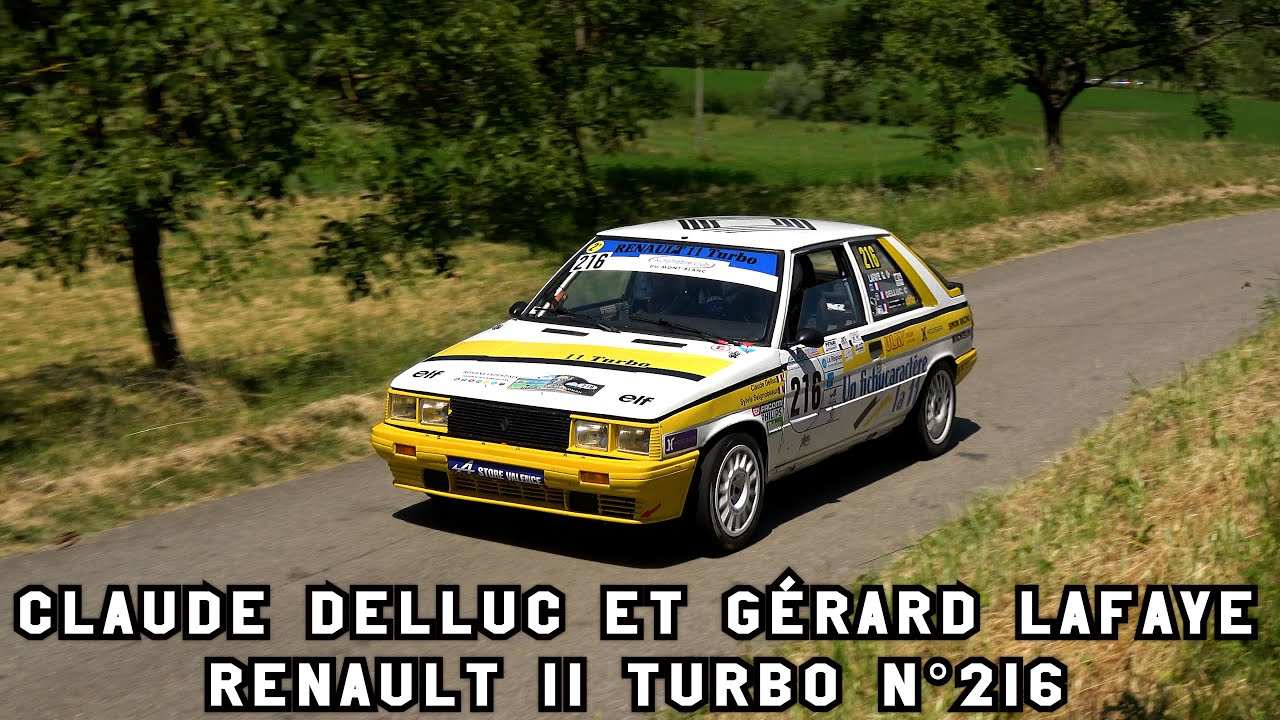 Rallye de la Drôme Paul Friedman 2024 - Renault 11 Turbo N°216 - Claude DELLUC et Gérard LAFAYE
