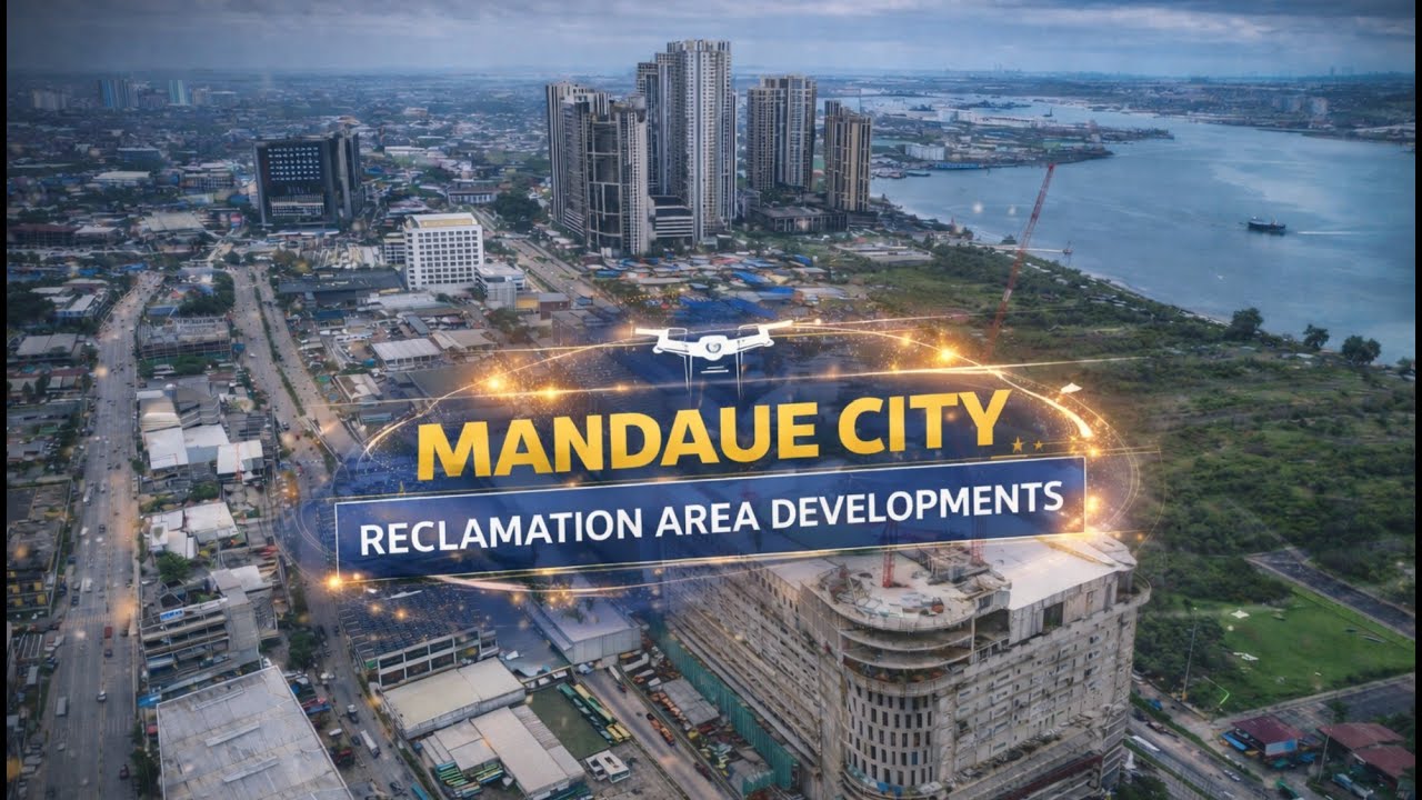 Mandaue City Reclamation Area Developments | Aerial Drone Footage & Urban Growth