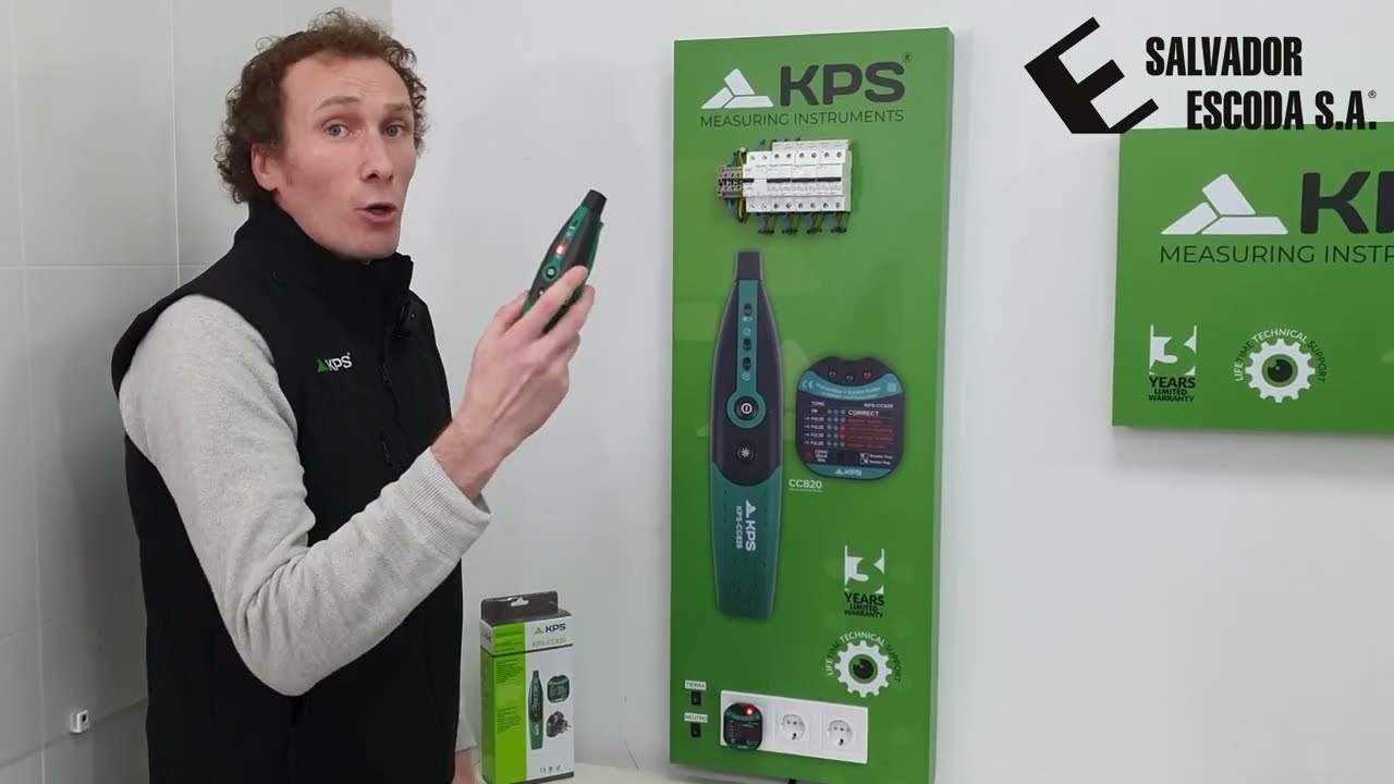 Comprobador de enchufes KPS-CC820